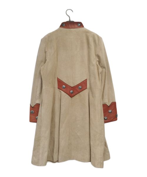 RENEGADE SPIRIT（レネゲードスピリット）RENEGADE SPIRIT (レネゲードスピリット) レザーコート カーキ サイズ:Lの古着・服飾アイテム