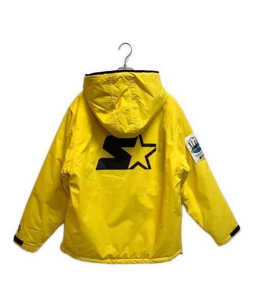 X-LARGE STARTER（エクストララージ スターター）X-LARGE STARTER (エクストララージ スターター) プルオーバージャケット イエロー サイズ:Mの古着・服飾アイテム