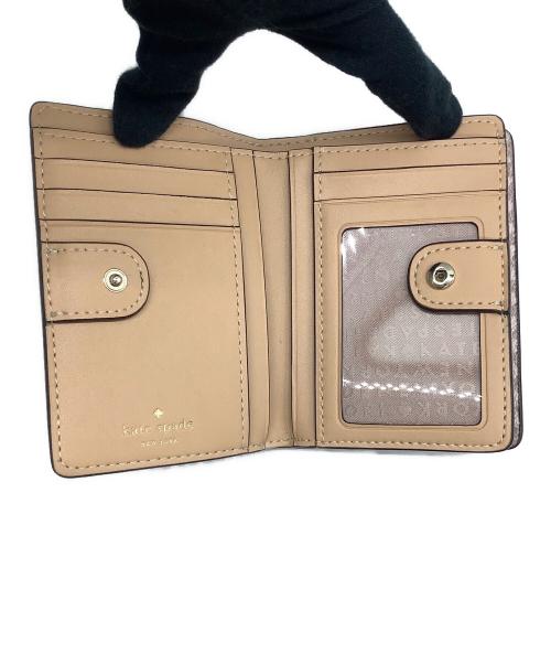 Kate Spade（ケイトスペード）Kate Spade (ケイトスペード) 2つ折り財布 ピンクの古着・服飾アイテム