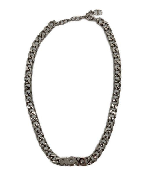 Christian Dior（クリスチャン ディオール）Christian Dior (クリスチャン ディオール) Dior Italic ロゴ リンク ネックレス チェーンの古着・服飾アイテム