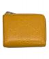 GUCCI（グッチ）の古着「エンボスレザー グッチシマ コインケース」｜イエロー