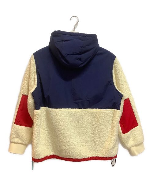 RALPH LAUREN（ラルフローレン）RALPH LAUREN (ラルフローレン) ハーフジップフリースジャケット ホワイト×ネイビー サイズ:XL 未使用品の古着・服飾アイテム