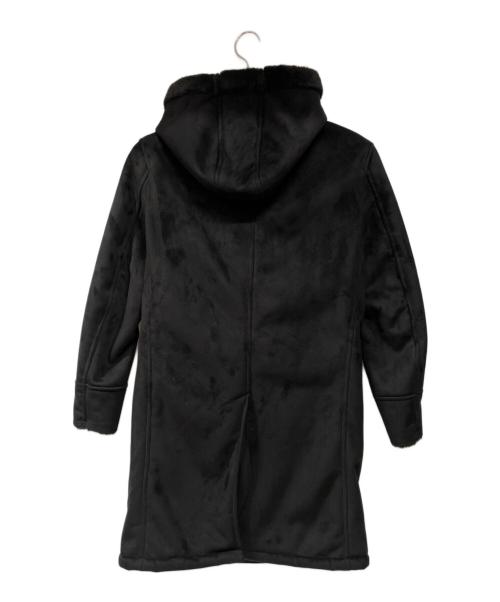 KATHARINE HAMNETT（キャサリンハムネット）KATHARINE HAMNETT (キャサリンハムネット) ムートンコート ブラック サイズ:Sの古着・服飾アイテム