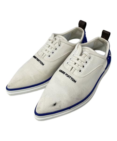 LOUIS VUITTON（ルイ ヴィトン）LOUIS VUITTON (ルイ ヴィトン) マッチポイント・ライン スニーカー ホワイト サイズ:36　1/2の古着・服飾アイテム