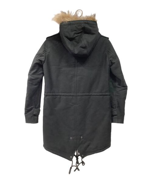 REVERBERATE（リバーバレイト）REVERBERATE (リバーバレイト) フーデッドコート ブラック サイズ:46の古着・服飾アイテム