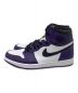 NIKE (ナイキ) AIR JORDAN 1 RETRO HIGH OG パープル×ホワイト サイズ:28.5cm：18000円