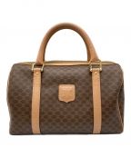 CELINEセリーヌ）の古着「マカダム ボストンバッグ」｜ブラウン