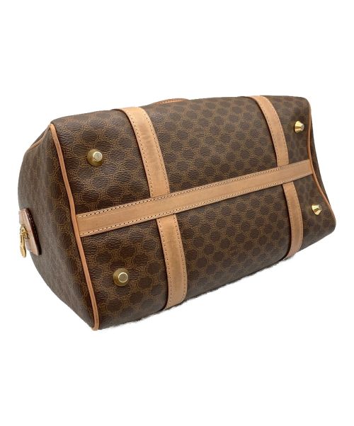 CELINE（セリーヌ）CELINE (セリーヌ) マカダム ボストンバッグ ブラウンの古着・服飾アイテム