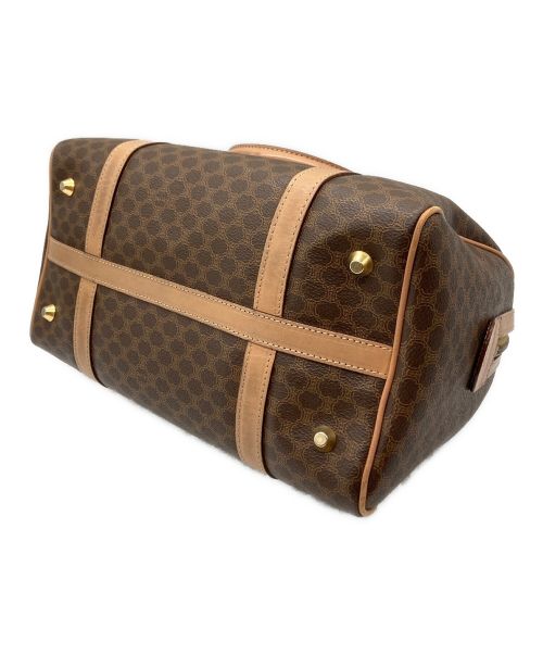 CELINE（セリーヌ）CELINE (セリーヌ) マカダム ボストンバッグ ブラウンの古着・服飾アイテム