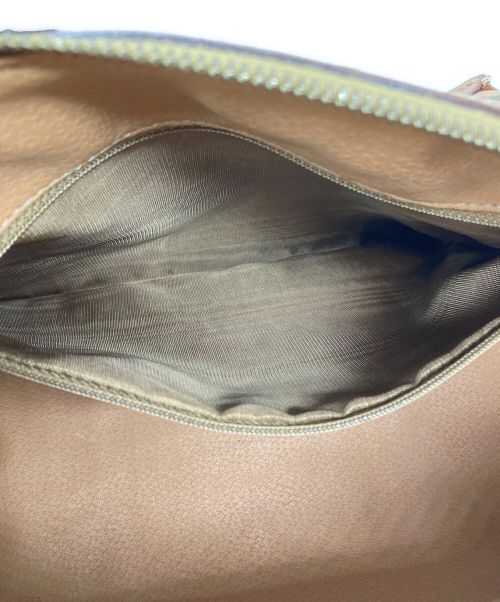 CELINE（セリーヌ）CELINE (セリーヌ) マカダム ボストンバッグ ブラウンの古着・服飾アイテム