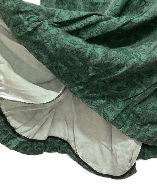 TOGA PULLA（トーガ プルラ）TOGA PULLA (トーガ プルラ) ノースリーブワンピース グリーン サイズ:36の古着・服飾アイテム