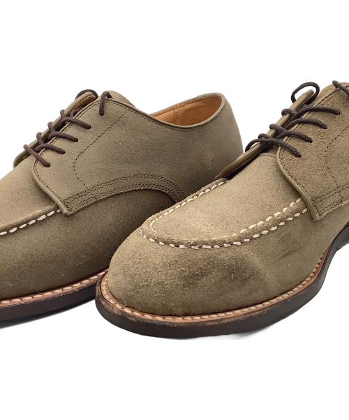 BLUE BLUE（ブルーブルー）BLUE BLUE (ブルーブルー) WHEEL ROBE (ウィールローブ) オックスフォードシューズ カーキ サイズ:8の古着・服飾アイテム