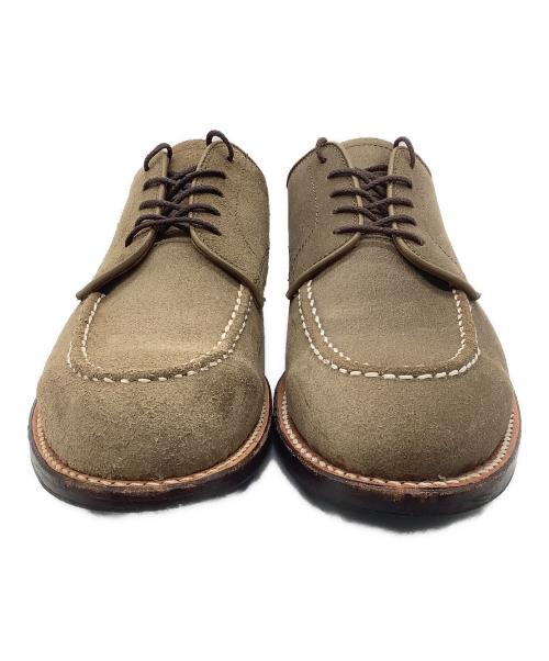 BLUE BLUE（ブルーブルー）BLUE BLUE (ブルーブルー) WHEEL ROBE (ウィールローブ) オックスフォードシューズ カーキ サイズ:8の古着・服飾アイテム