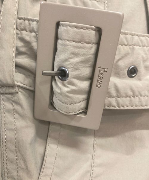 HERNO（ヘルノ）HERNO (ヘルノ) ステンカラーコート カーキ サイズ:44の古着・服飾アイテム