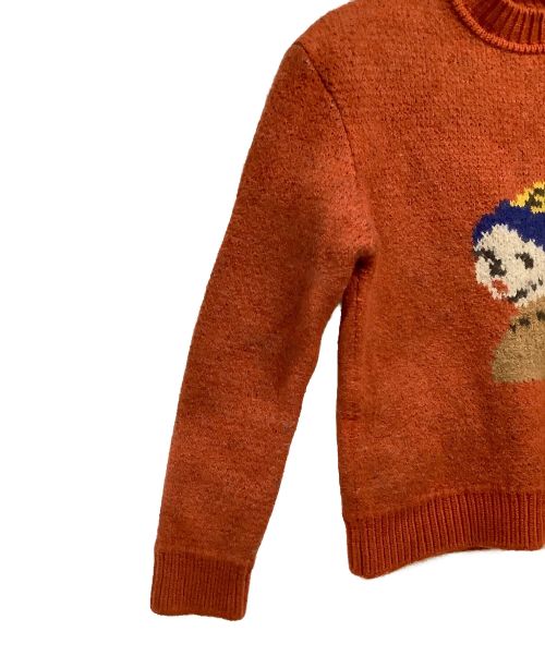 kota gushiken（コウタグシケン）Kota Gushiken (コウタグシケン) Girl with a Wool Earring オレンジ サイズ:1の古着・服飾アイテム