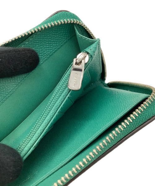 COACH（コーチ）COACH (コーチ) ホースアンドキャリッジ長財布 グリーンの古着・服飾アイテム