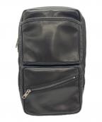 LUGGAGE LABELラゲッジ レーベル）の古着「エレメント スリング ショルダーバッグ」｜ブラック