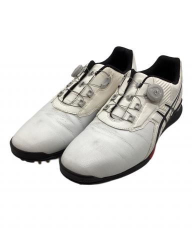 中古・古着通販】asics (アシックス) ゴルフシューズ ホワイト サイズ