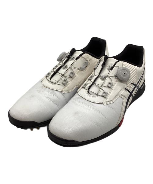 asics（アシックス）asics (アシックス) ゴルフシューズ ホワイト サイズ:28.0の古着・服飾アイテム