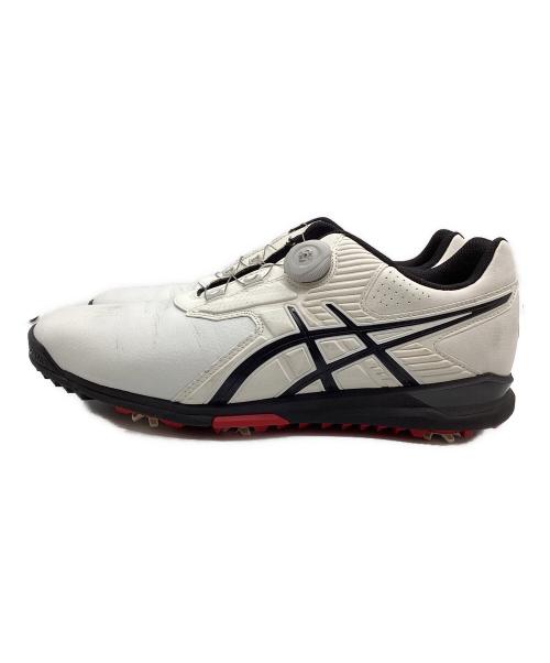 asics（アシックス）asics (アシックス) ゴルフシューズ ホワイト サイズ:28.0の古着・服飾アイテム