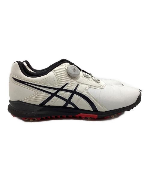asics（アシックス）asics (アシックス) ゴルフシューズ ホワイト サイズ:28.0の古着・服飾アイテム