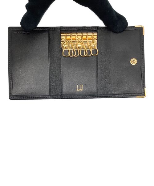 dunhill（ダンヒル）dunhill (ダンヒル) 6連キーケース ブラック×ゴールドの古着・服飾アイテム