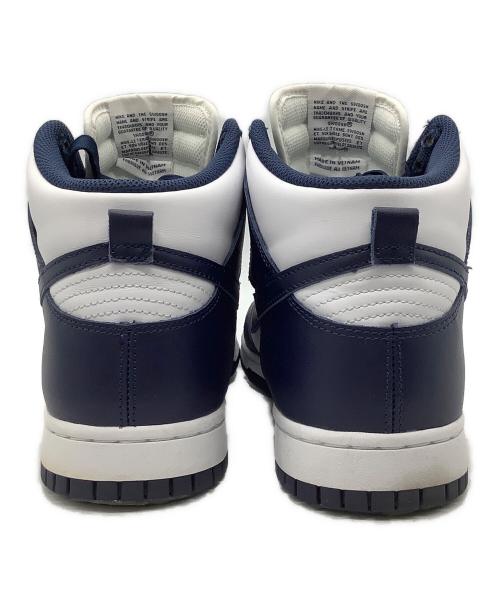 NIKE（ナイキ）NIKE (ナイキ) DUNK HI RETRO Championship Navy／ハイカットスニーカー ネイビー×ホワイト サイズ:28.5cmの古着・服飾アイテム