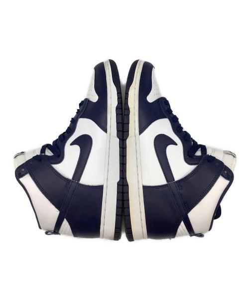 NIKE（ナイキ）NIKE (ナイキ) DUNK HI RETRO Championship Navy／ハイカットスニーカー ネイビー×ホワイト サイズ:28.5cmの古着・服飾アイテム