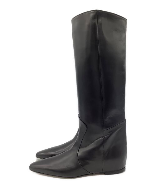 CORSO ROMA 9（コルソローマノーヴェ）CORSO ROMA 9 (コルソローマノーヴェ) ロングブーツ ブラック サイズ:36の古着・服飾アイテム