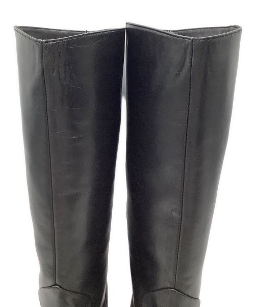 CORSO ROMA 9（コルソローマノーヴェ）CORSO ROMA 9 (コルソローマノーヴェ) ロングブーツ ブラック サイズ:36の古着・服飾アイテム