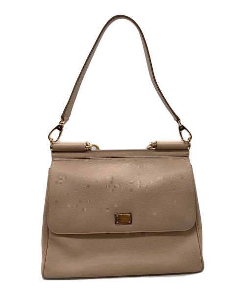 DOLCE & GABBANA（ドルチェ＆ガッバーナ）DOLCE & GABBANA (ドルチェ＆ガッバーナ) 2WAYハンドバッグ ピンクの古着・服飾アイテム