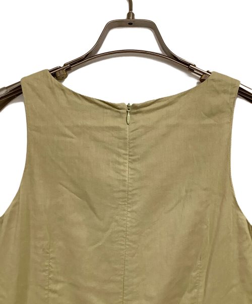 MARIHA（マリハ）MARIHA (マリハ) ノースリーブワンピース ベージュ サイズ:38の古着・服飾アイテム