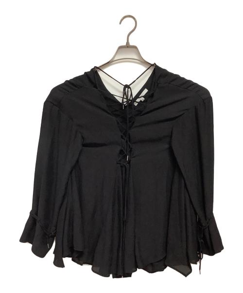 UN3D.（アンスリード）UN3D. (アンスリード) ブラウス ブラック サイズ:Fの古着・服飾アイテム