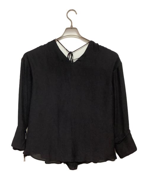 UN3D.（アンスリード）UN3D. (アンスリード) ブラウス ブラック サイズ:Fの古着・服飾アイテム