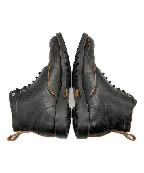 COMME des GARCONS（コムデギャルソン）COMME des GARCONS (コムデギャルソン) ダメージ加工 7アイレット レザーブーツ ブラック サイズ:25　1/2の古着・服飾アイテム