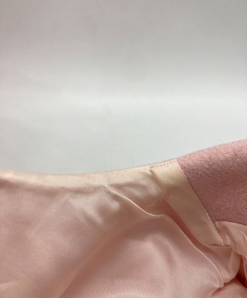 SEVEN TEN by MIHO KAWAHITO（セブン テン バイ ミホ カワヒト）SEVEN TEN by MIHO KAWAHITO (セブン テン バイ ミホ カワヒト) ダブルフェイスショートコート ピンク サイズ:XSの古着・服飾アイテム