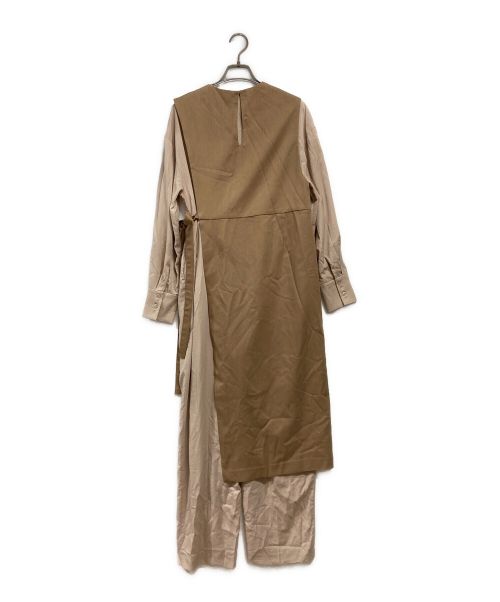 CLANE（クラネ）CLANE (クラネ) オールインワン - 3WAY WEARING ALL IN ONE ベージュ×ブラウン サイズ:2 未使用品の古着・服飾アイテム