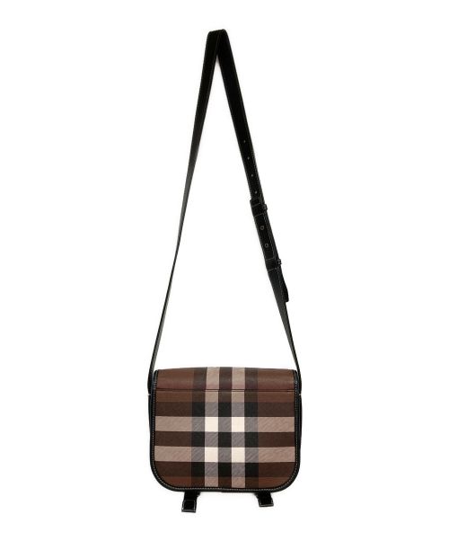 BURBERRY（バーバリー）BURBERRY (バーバリー) チェックレザー ショルダーバッグの古着・服飾アイテム
