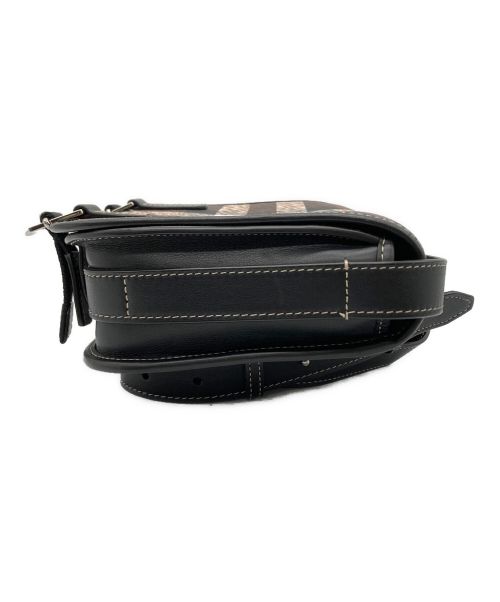 BURBERRY（バーバリー）BURBERRY (バーバリー) チェックレザー ショルダーバッグの古着・服飾アイテム