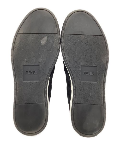 FENDI（フェンディ）FENDI (フェンディ) モンスターバグズ スリッポン ブラック サイズ:７Eの古着・服飾アイテム