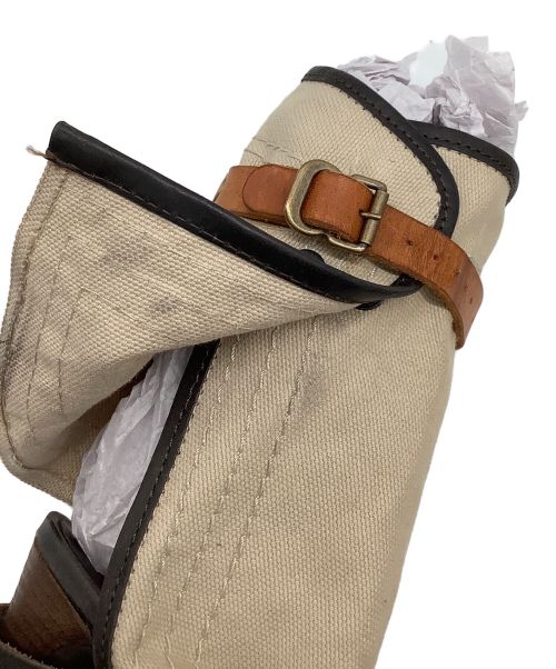 Chloe（クロエ）Chloe (クロエ) キャンバスブーツサンダル ブラック×ベージュ サイズ:35の古着・服飾アイテム