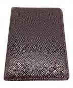 LOUIS VUITTONルイ ヴィトン）の古着「タイガ ポルト2カルトヴェルティカル」｜エンジ