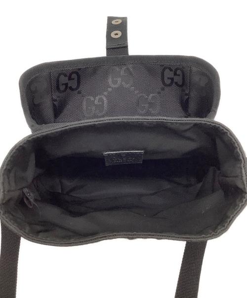 GUCCI（グッチ）GUCCI (グッチ) GGナイロン メッセンジャーバッグ/	Off The Grid ブラックの古着・服飾アイテム