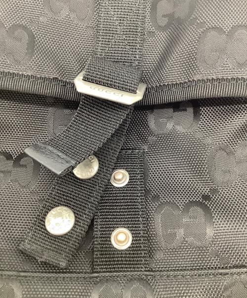 GUCCI（グッチ）GUCCI (グッチ) GGナイロン メッセンジャーバッグ/	Off The Grid ブラックの古着・服飾アイテム
