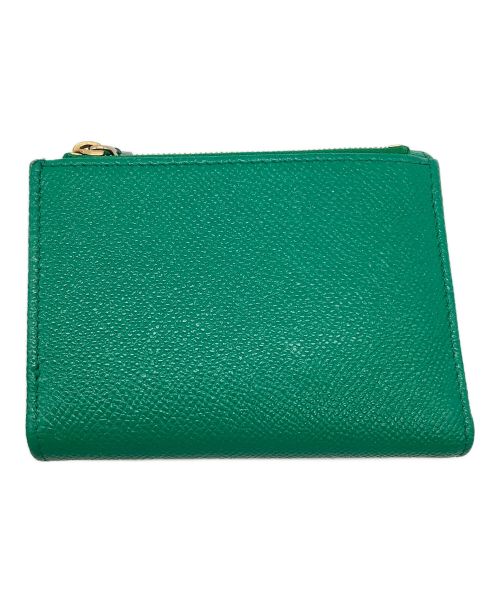 BVLGARI（ブルガリ）BVLGARI (ブルガリ) 3つ折り財布 グリーンの古着・服飾アイテム