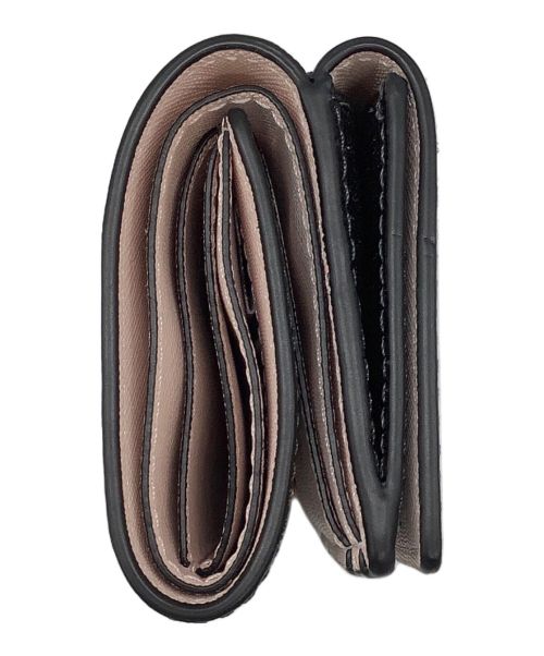 Kate Spade（ケイトスペード）Kate Spade (ケイトスペード) モーガン ミニ トライフォールド ウォレット ブラックの古着・服飾アイテム