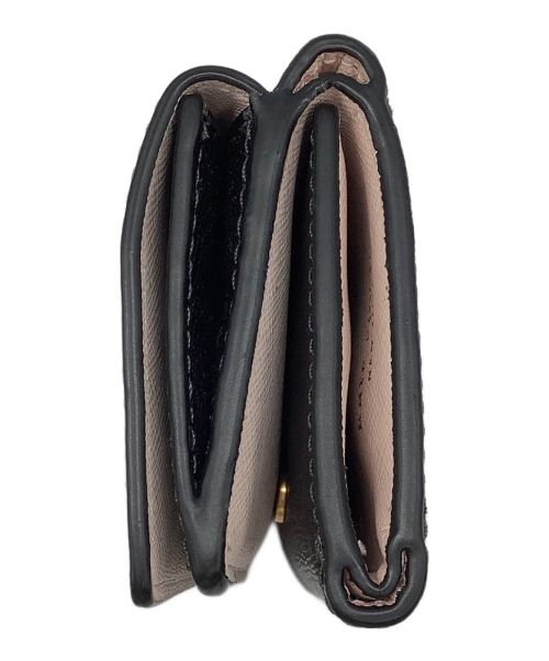 Kate Spade（ケイトスペード）Kate Spade (ケイトスペード) モーガン ミニ トライフォールド ウォレット ブラックの古着・服飾アイテム