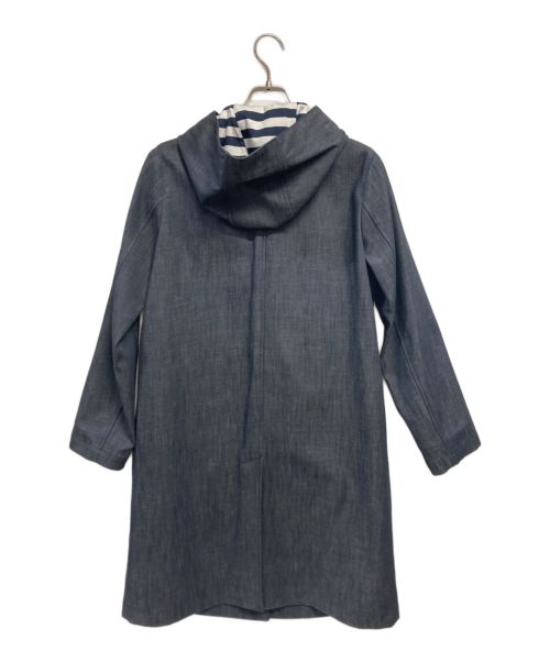 MACKINTOSH LONDON（マッキントッシュ ロンドン）MACKINTOSH LONDON (マッキントッシュ ロンドン) フーデットデニムコート ネイビー サイズ:38の古着・服飾アイテム