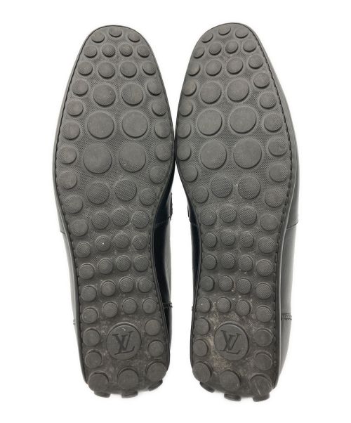 LOUIS VUITTON（ルイ ヴィトン）LOUIS VUITTON (ルイ ヴィトン) ドライビングシューズ ブラック サイズ:8の古着・服飾アイテム