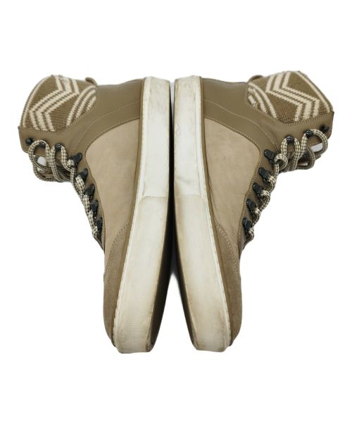 LOUIS VUITTON（ルイ ヴィトン）LOUIS VUITTON (ルイ ヴィトン) ハイカットスニーカー カーキ サイズ:8の古着・服飾アイテム